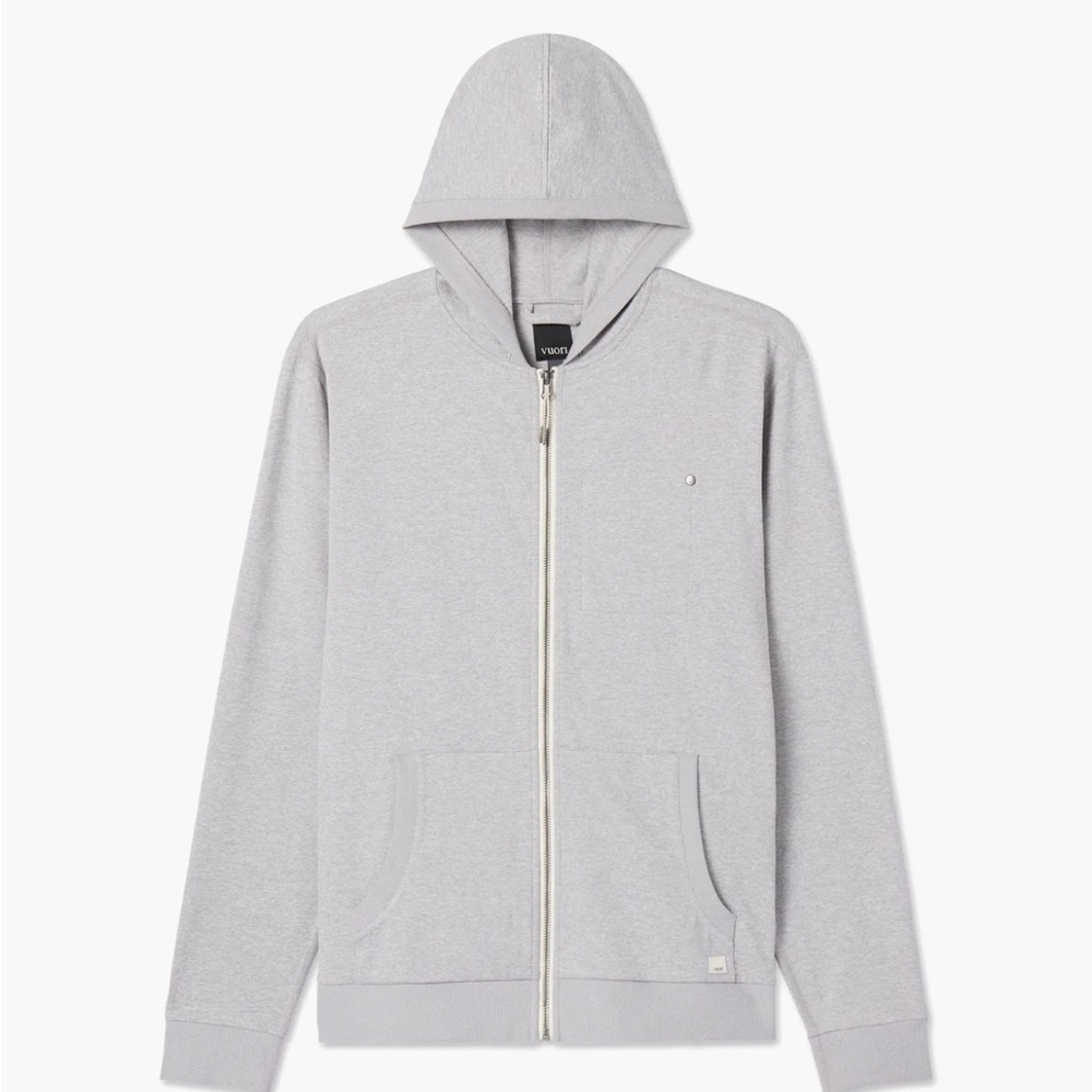 Vuori mens coronado full zip sweater hoodie sz medium